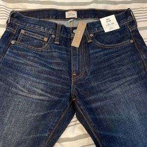 Mens J Crew Dark Wash 484 Jeans 31x30 Brand New w/Tags